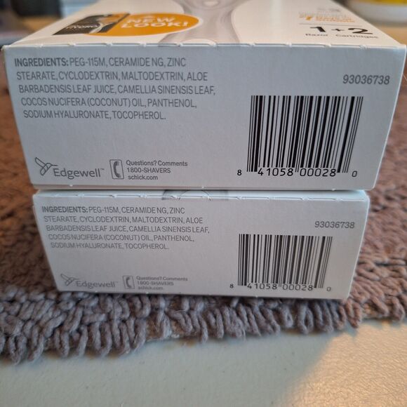 2 Pc‎ Schick Hydro Skin Stubble Eraser 2 Razor Handle with 4 Razor Refill Blades - Picture 7 of 7